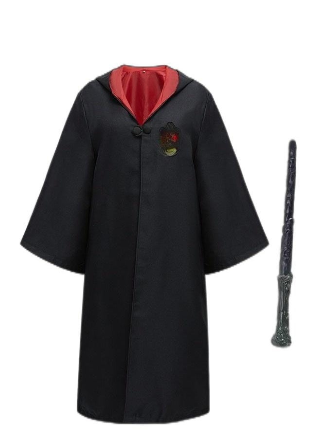 MEBEGIN Wizard School Robe Set with Wand, Wizarding World Outfit, Popular Character Cosplay Costume, Suitable for Role-playing Activities and Themed Parties, Made of Comfortable Fabric  - Image 2