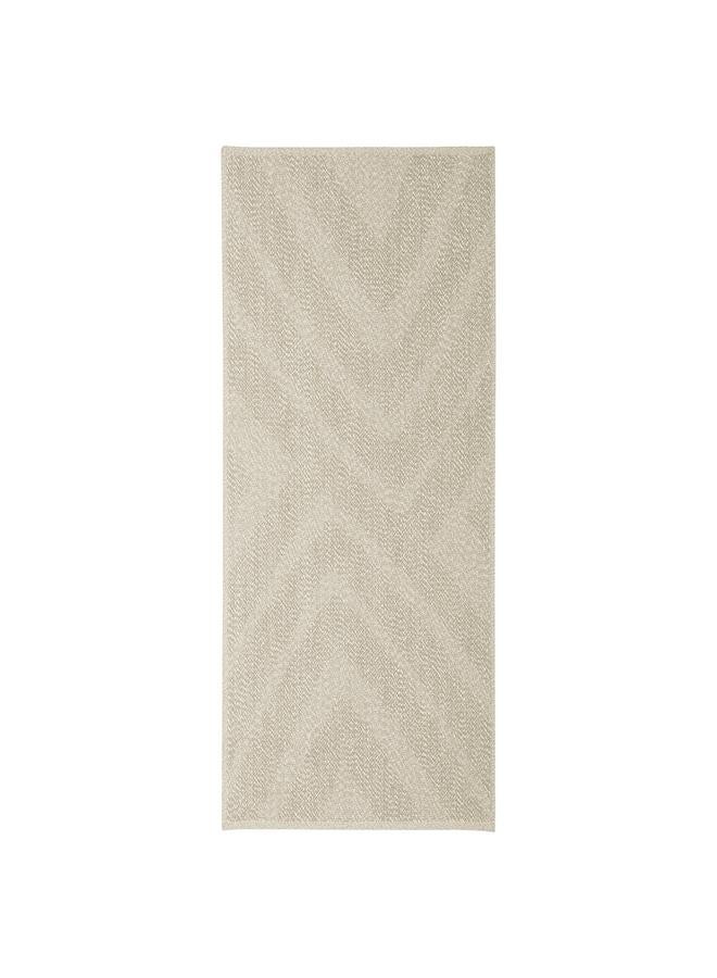 erorex Rug flatwoven, in/outdoor, beige/mélange, 80x200 cm - Image 1