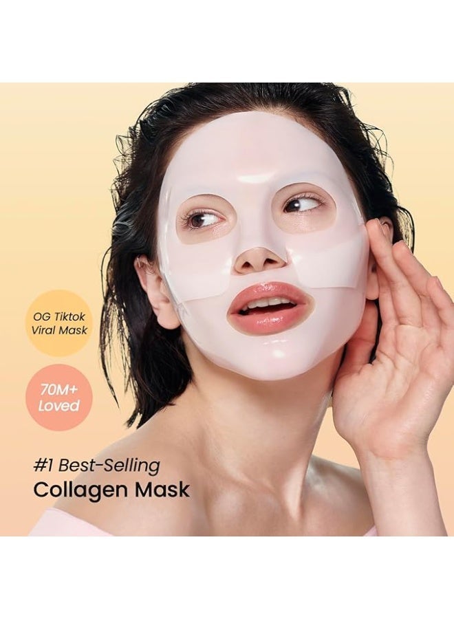 هيفاء قناع HFRUI Bio-Collagen Real Deep Mask | ترطيب فوري | شد البشرة ومكافحة علامات التقدم في السن | مع حمض الهيالورونيك والنياسيناميد - Image 2