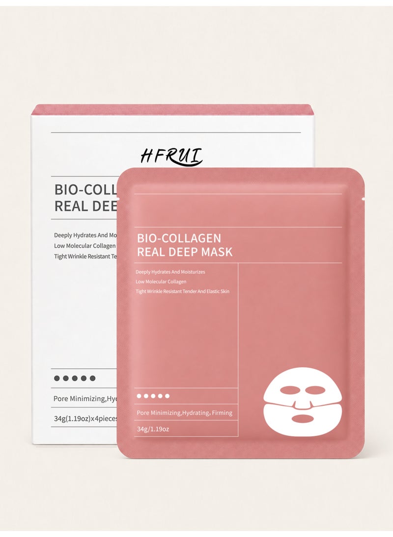 HFRUI  Bio-Collagen Real Deep Mask | Instant Moisture Boost | Firming & Anti-Aging | With Hyaluronic Acid & Niacinamide - Image 1