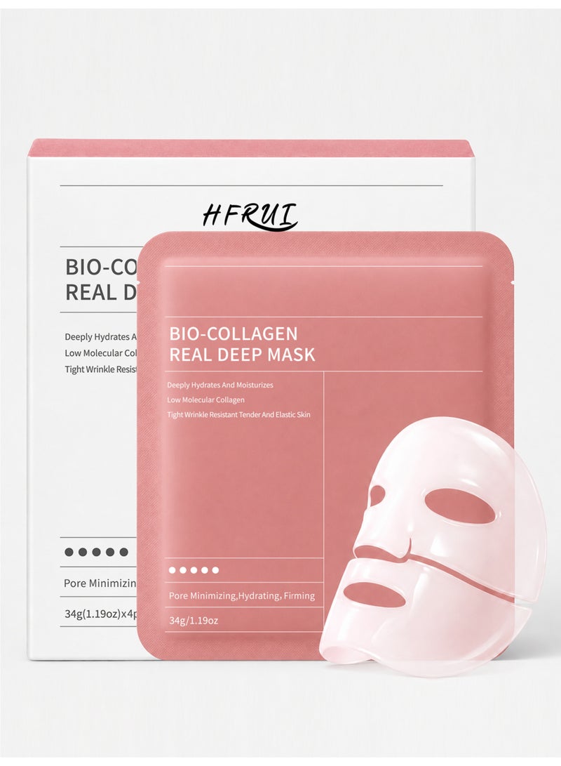 HFRUI  Bio-Collagen Real Deep Mask | Instant Moisture Boost | Firming & Anti-Aging | With Hyaluronic Acid & Niacinamide - Image 2