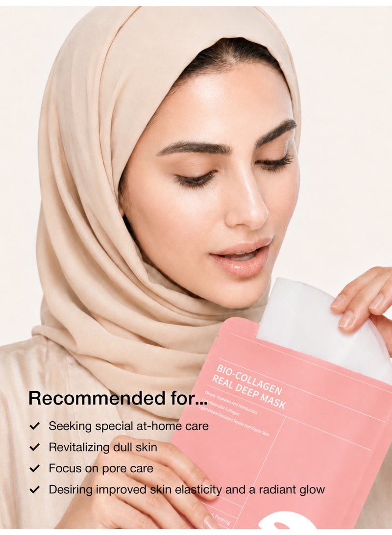 HFRUI  Bio-Collagen Real Deep Mask | Instant Moisture Boost | Firming & Anti-Aging | With Hyaluronic Acid & Niacinamide - Image 5