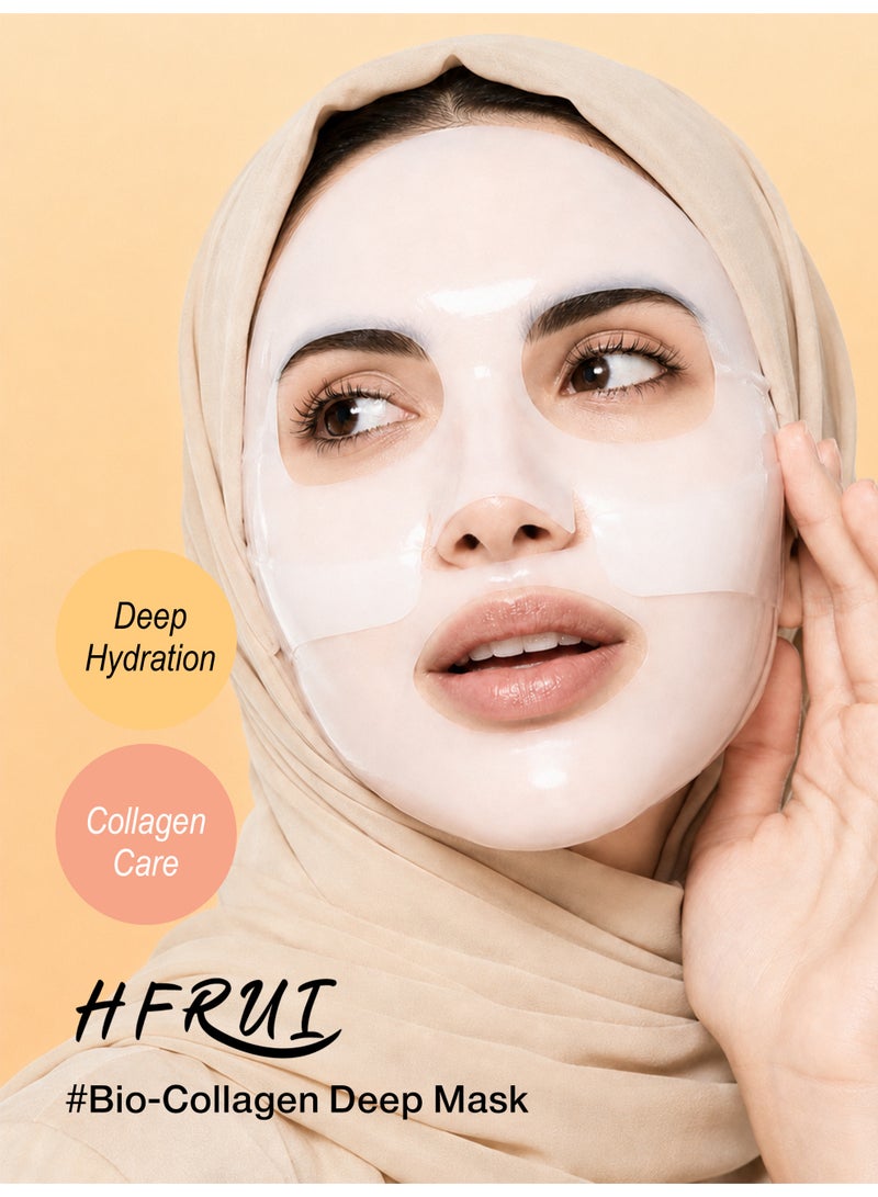 HFRUI  Bio-Collagen Real Deep Mask | Instant Moisture Boost | Firming & Anti-Aging | With Hyaluronic Acid & Niacinamide - Image 4