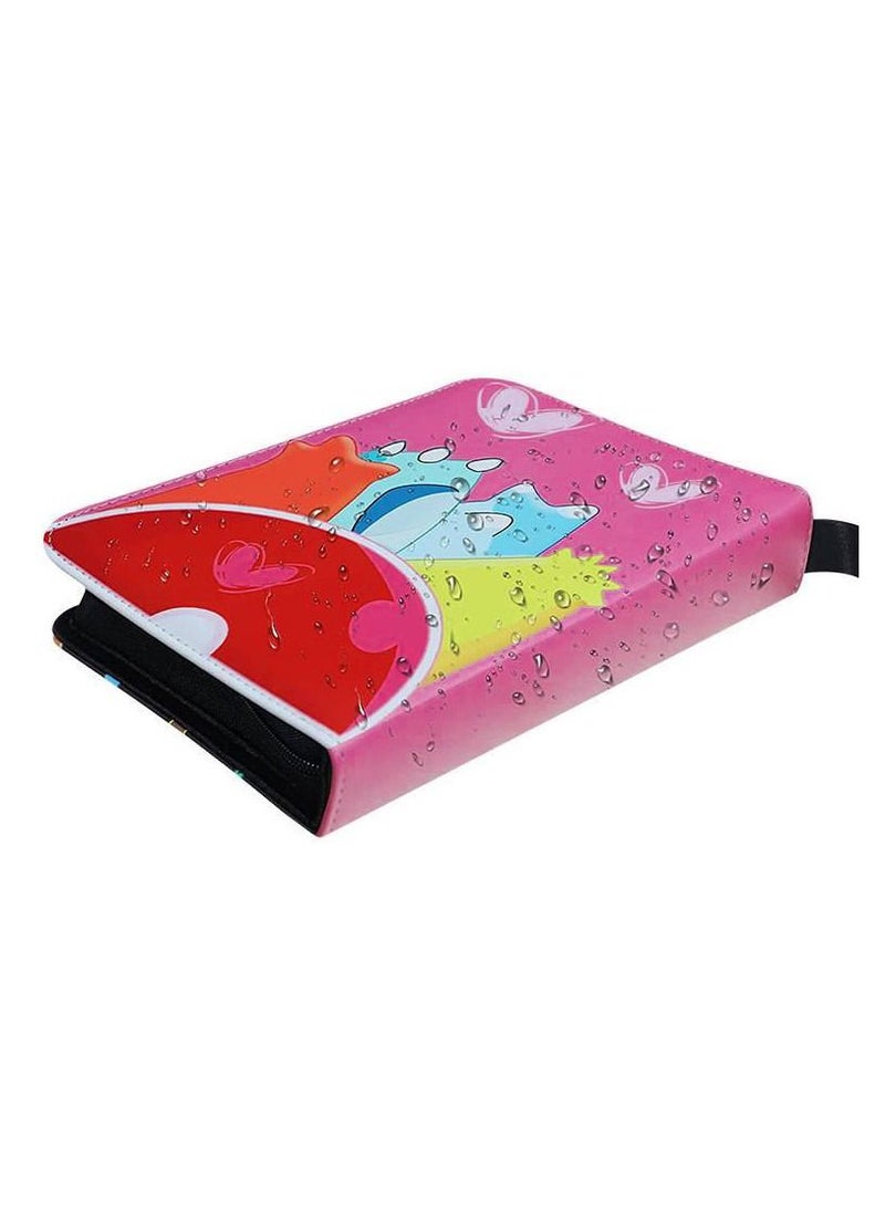ESSEN - Pokemon Cards Binder Holder Carrying Case for Pokemon Cards Portable Trading Cards Holder Collector Album holder holds 400 Cards with 50 Removable Sheets and 4 Pockets - Image 1