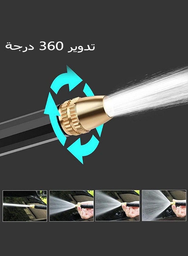 Generic High Pressure Garden Hose Nozzle, Heavy Duty Garden Watering Nozzle Set, Pressure Washer Gun Set, Water Hose Nozzle Sprayer With 3 Garden Hose Threads, Pressure Washer Adapter Set Long Spray Nozzle For Watering Plants,Lawn, Garden, Car Washing, Floormat Washing - Image 3