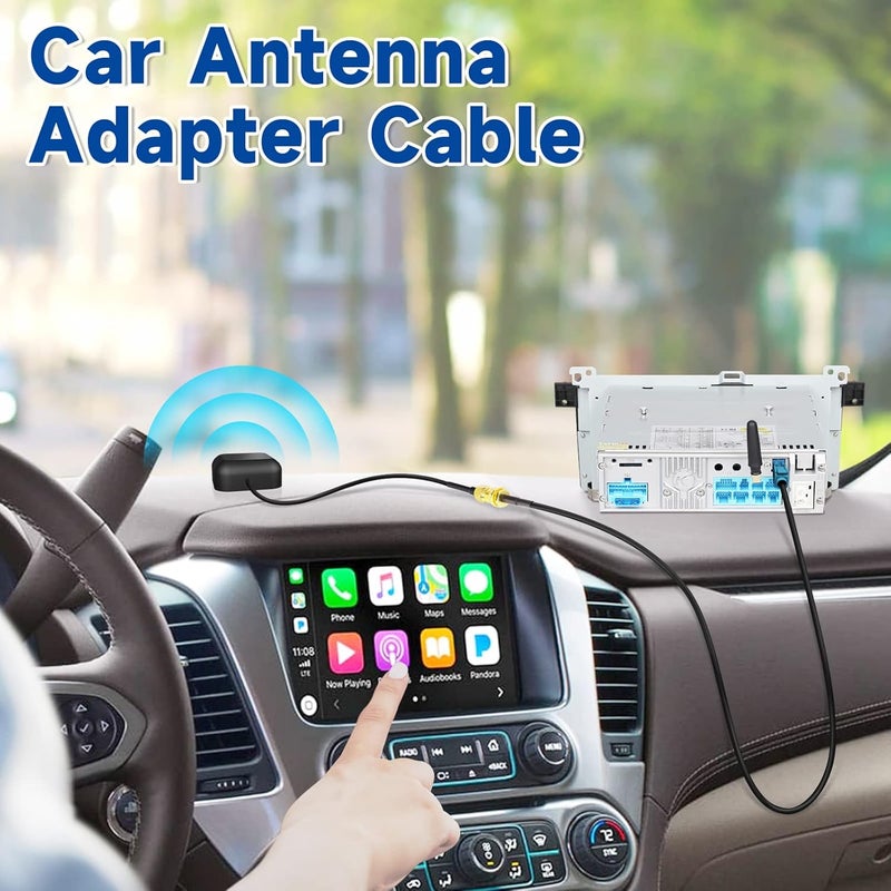BINGFU Fakra Z Female to SMA Female Vehicle Antenna Adapter Cable 30cm 12 inch for Car Stereo Android Head Unit GPS Navigation FM AM Radio Sirius XM Satellite Radio 4G LTE Telematics Bluetooth Module - Image 4
