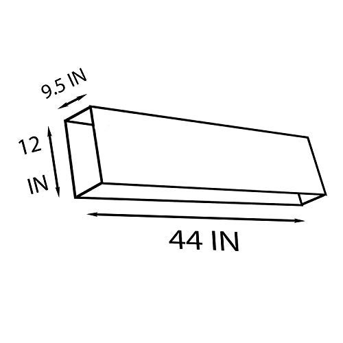 KANUSHI Industries® Split AC Cover for Indoor Unit 1.5 to 2.0 Ton Capacity (AC-in-RED-Golden-LINE) - Image 5