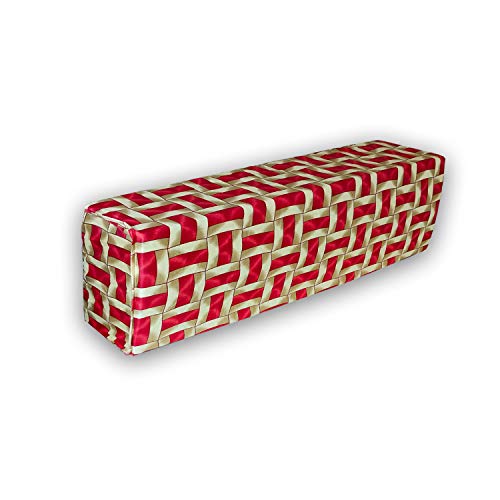 KANUSHI Industries® Split AC Cover for Indoor Unit 1.5 to 2.0 Ton Capacity (AC-in-RED-Golden-LINE) - Image 3