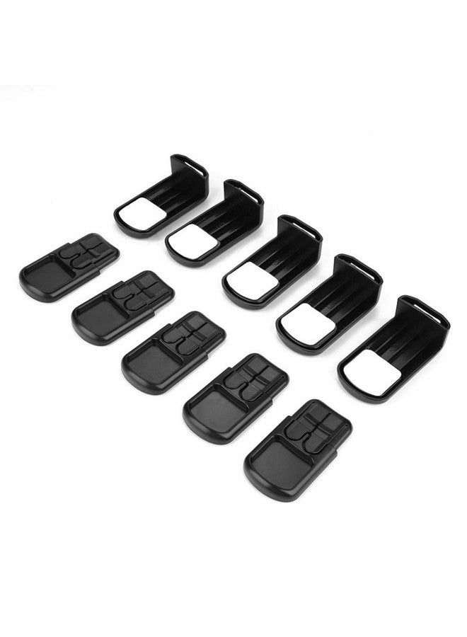 Fdit 5Pcs Baby Safety Cabinet Locks Cabinet Drawer Door Locks Kids Children Protect Safety Lock For Drawer Door Cabinet (Black) - Image 1