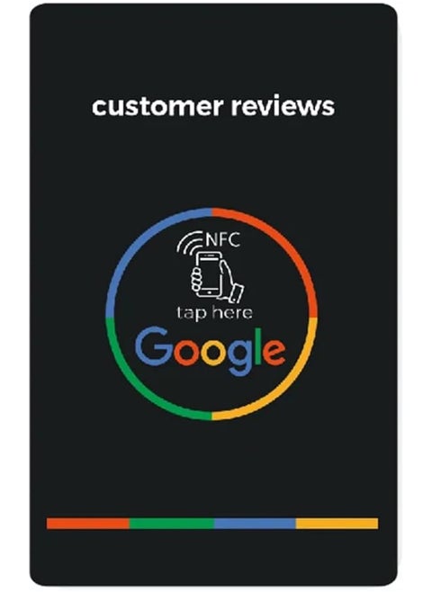 Google Nfc Review Request Card The Fastest Way To Get Customer Feedback For Your Store Lifetime Use Only Needs Batteries Or Charges Get Lots Of Feedback Black