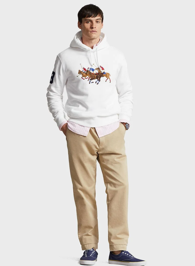 POLO RALPH LAUREN Triple-Pony Fleece Hoodie