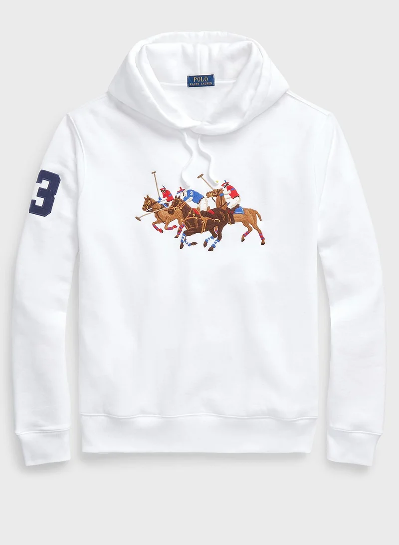 POLO RALPH LAUREN Triple-Pony Fleece Hoodie