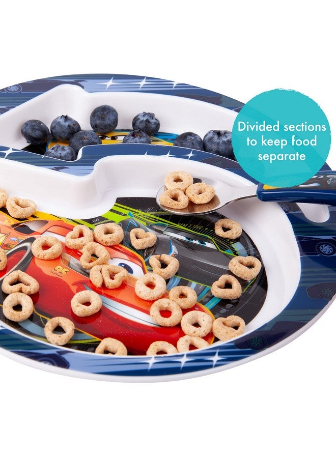 The First Years Disney/Pixar Cars Dinnerware Set - Toddler Plates and Toddler Utensils - 4 Count - Image 3