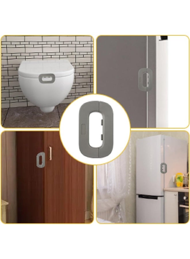 Self-adhesive refrigerator lock for child safety, suitable for refrigerators, cabinets, drawers, dishwashers, and toilets. - Image 3