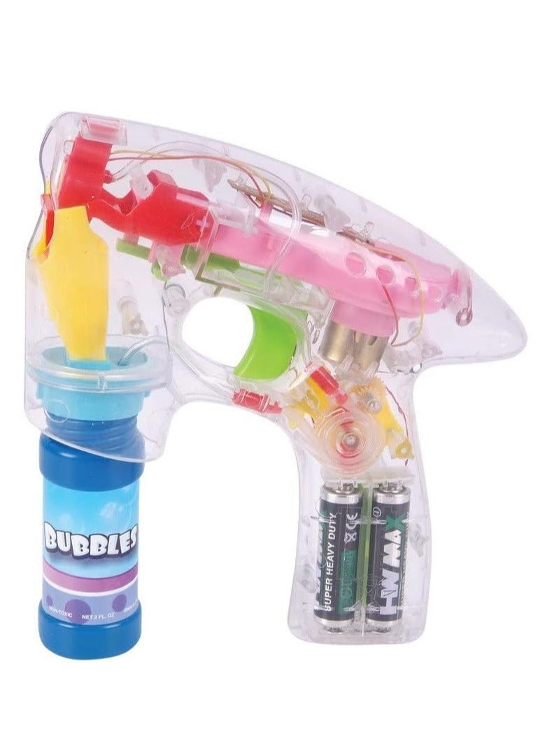 مسدس فقاعات بابل _شفاف _ببطاريه
