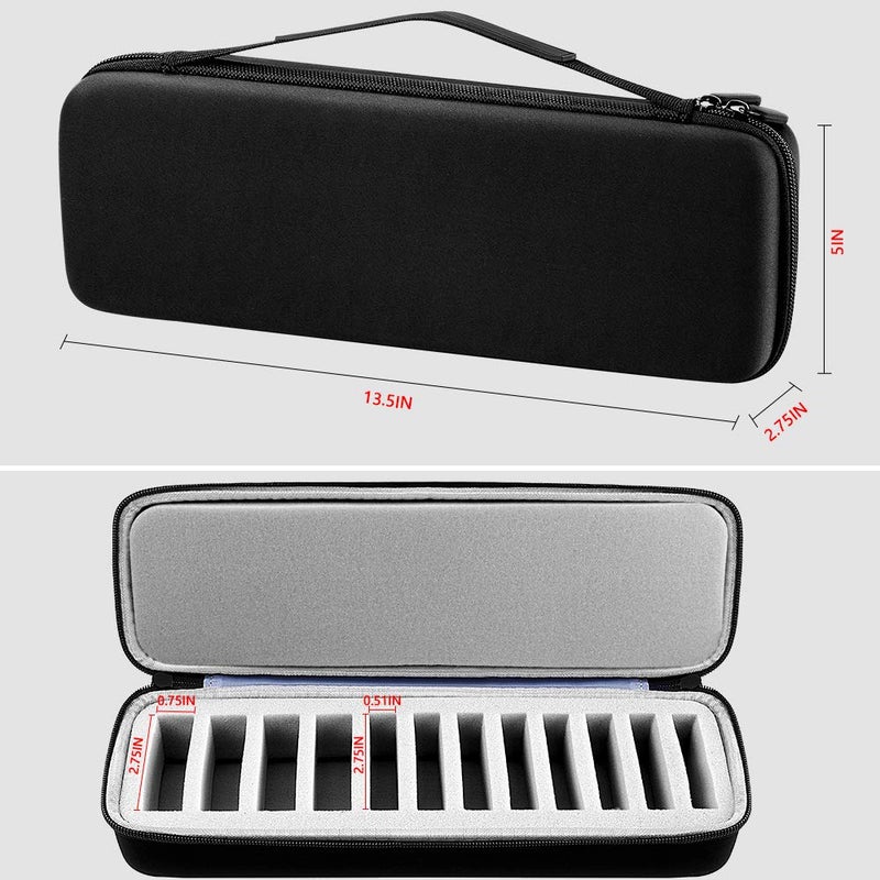 Comecase Grooming Clipper Blade Case Holder Organizer - Hard Travel Carrying Storage Holds 12 Blades - Upgrade - Image 4