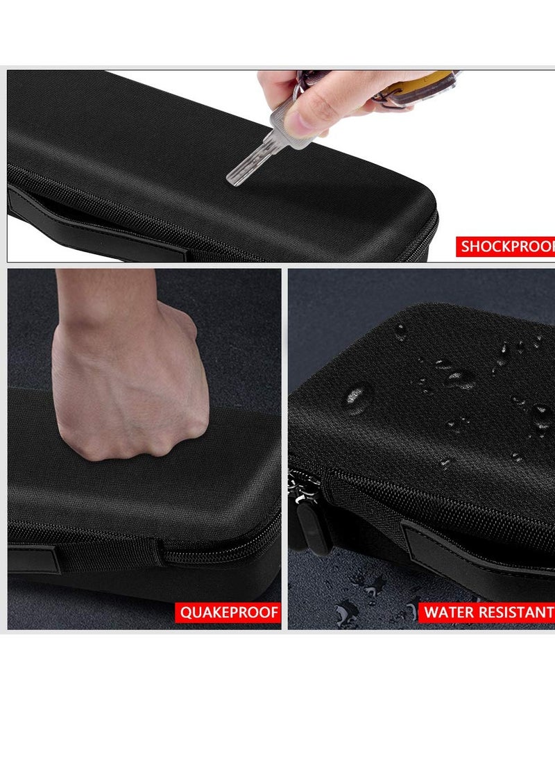 Comecase - Comecase Grooming Clipper Blade Case Holder Organizer - Hard Travel Carrying Storage Holds 12 Blades - Upgrade - Image 1