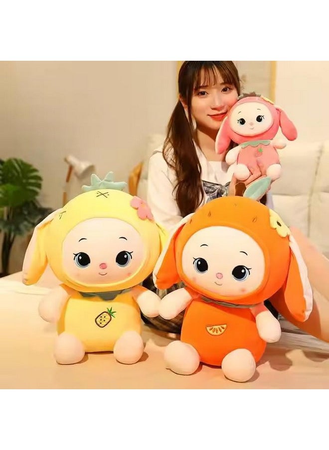 AVSHUB AVSHUB Soft Toy for Girl Cute Rabbit Bunny Baby Children Cute Stuffed Animals Plush Toys Custom Plush Design Lovable Huggable Birthday Gift for Babies, Girls Home Decor (Size 28 cm) (Yellow)  - Image 4