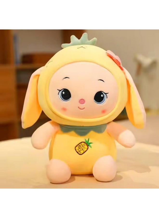 AVSHUB AVSHUB Soft Toy for Girl Cute Rabbit Bunny Baby Children Cute Stuffed Animals Plush Toys Custom Plush Design Lovable Huggable Birthday Gift for Babies, Girls Home Decor (Size 28 cm) (Yellow)  - Image 2