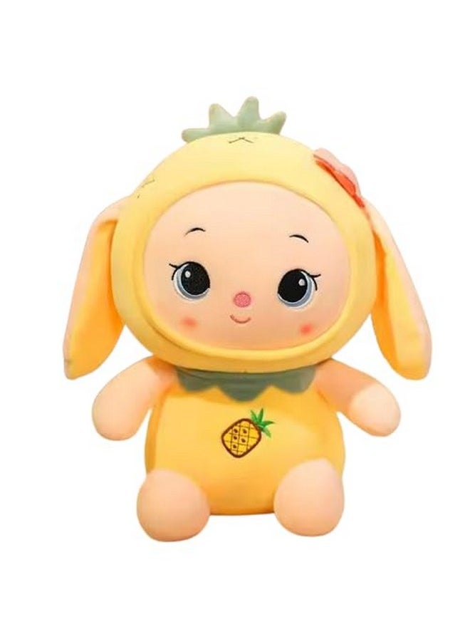 AVSHUB AVSHUB Soft Toy for Girl Cute Rabbit Bunny Baby Children Cute Stuffed Animals Plush Toys Custom Plush Design Lovable Huggable Birthday Gift for Babies, Girls Home Decor (Size 28 cm) (Yellow)  - Image 1