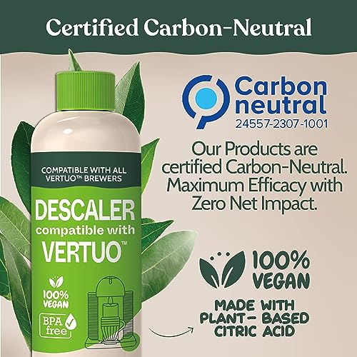 Roobi Nespresso Compatible Vertuo Cleaning & Descaling Kit. Includes 1 Bottle of Descaling Solution, 6 Cleaning Tablets and 1 Reusable Pod. Carbon Neutral Vertuoline Maintenance Kit. 6 Month Supply. - Image 2