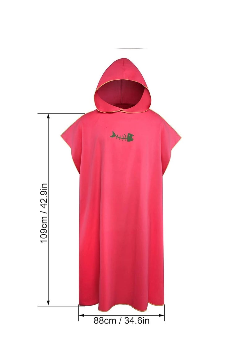 TRASSLE Surf Poncho Changing Towel Quickly with Hood Microfiber Beach Blanket Bath Towel Swim Towel Wetsuit Beach Poncho for Adults  - Image 3