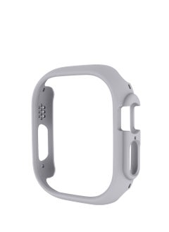 GULFLINK PC Half Case Protector frame Compatible with Apple Watch Series 8 ULTRA 49 mm Light grey  - Image 1