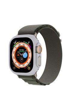 GULFLINK PC Half Case Protector frame Compatible with Apple Watch Series 8 ULTRA 49 mm Light grey  - Image 5