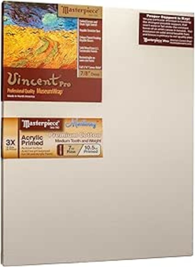 Masterpiece Artist Canvas Canvas, 7" x 14"