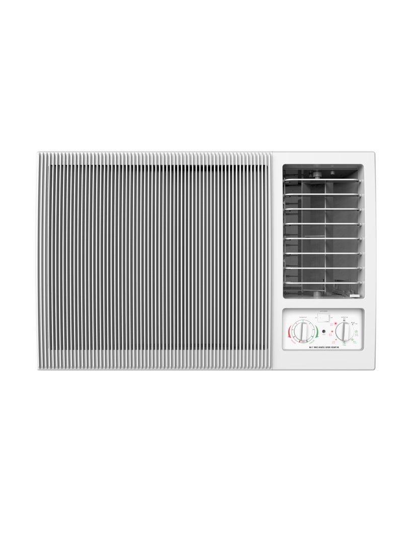 Window Air Conditioner, Cooling Only, 24000 BTU/h Capacity, Mechanical Control, T3 Climatic Condition, Auto Restart, Gold Fin, Overload Protection, Self Diagnos, Microprocessing Control, Quick Humidity Extraction NWAC24C1 White