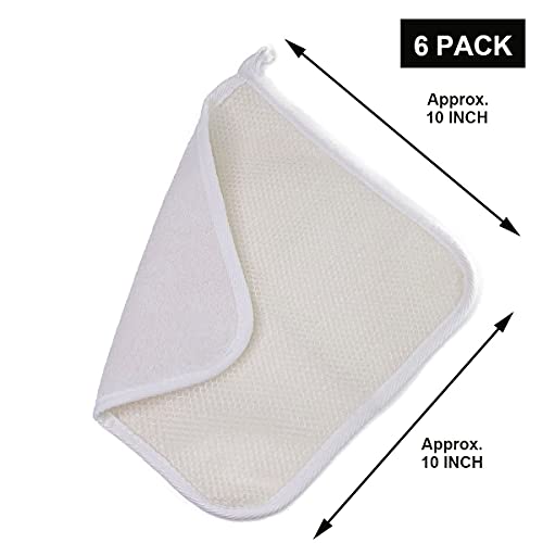 PPHAO BASIC - Soft Weave Washcloth for Face - Face Washcloths - Exfoliating Washcloths for Dead Skin - Exfoliating Towel Pack - Bulk - Washcloths Scrubber for Body and Face - Towel - 6 Pack - Image 2