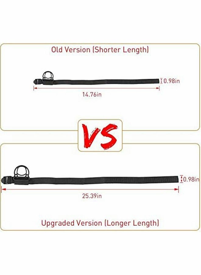 Excefore Roll Bar Coat Hanger Clothes Hook for Jeep Wrangler CJ YJ TJ LJ JK JKU JL JLU JT Sports Sahara Freedom Rubicon & Unlimited X 2/4 Door 2PCS  - Image 2