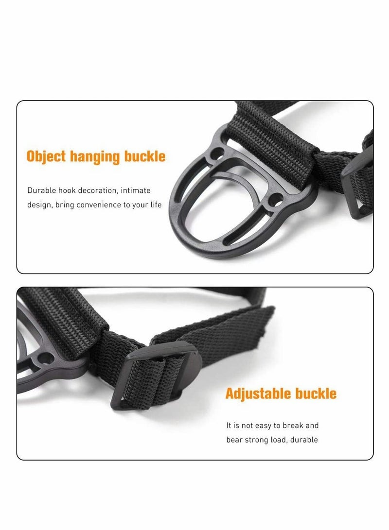 Excefore Roll Bar Coat Hanger Clothes Hook for Jeep Wrangler CJ YJ TJ LJ JK JKU JL JLU JT Sports Sahara Freedom Rubicon & Unlimited X 2/4 Door 2PCS  - Image 4