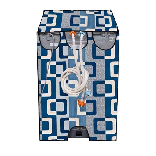 Wings Star Waterproof Top Load Washing Machine Cover Compatible For Samsung (WA70A4002GS) 8 Kg Kum133 - Polyester - Image 4