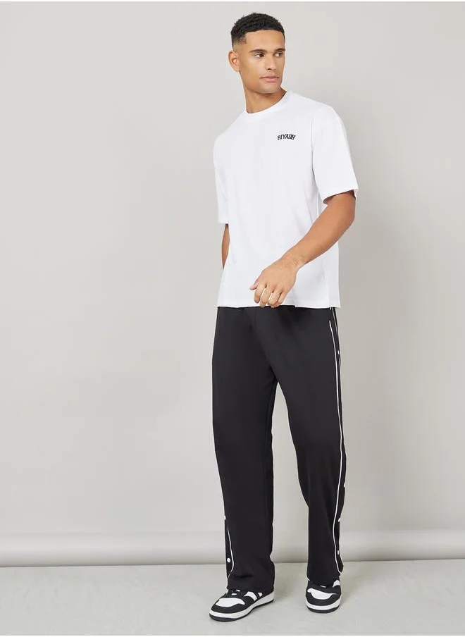 ستايلي Styli Streetwear Back Varsity Print Oversized T-Shirt