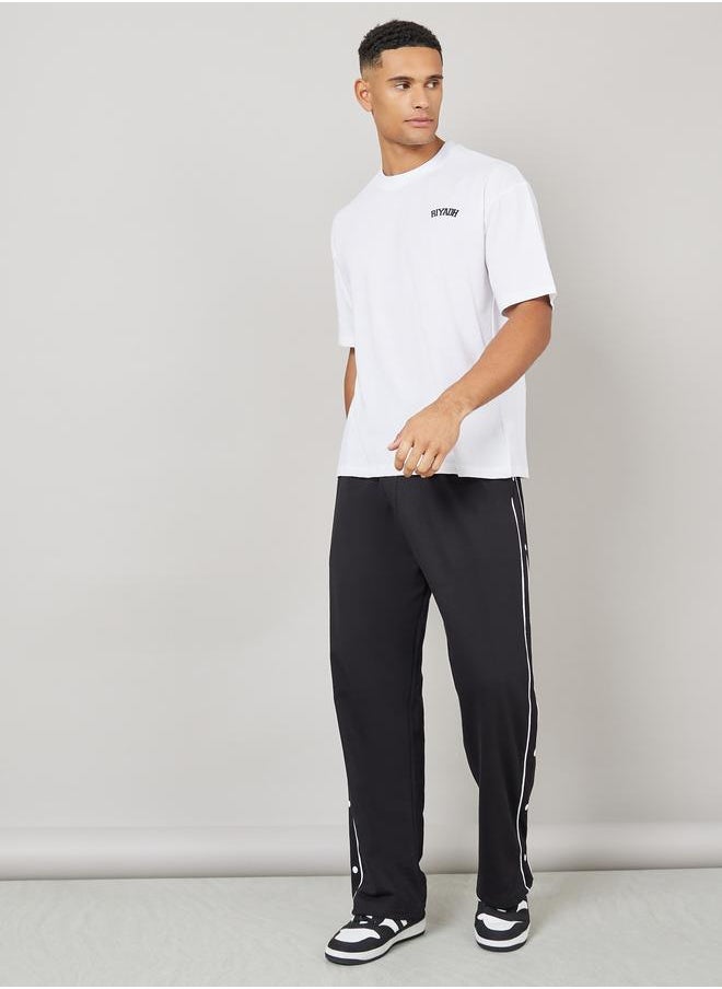 Styli Styli Streetwear Back Varsity Print Oversized T-Shirt  - Image 2