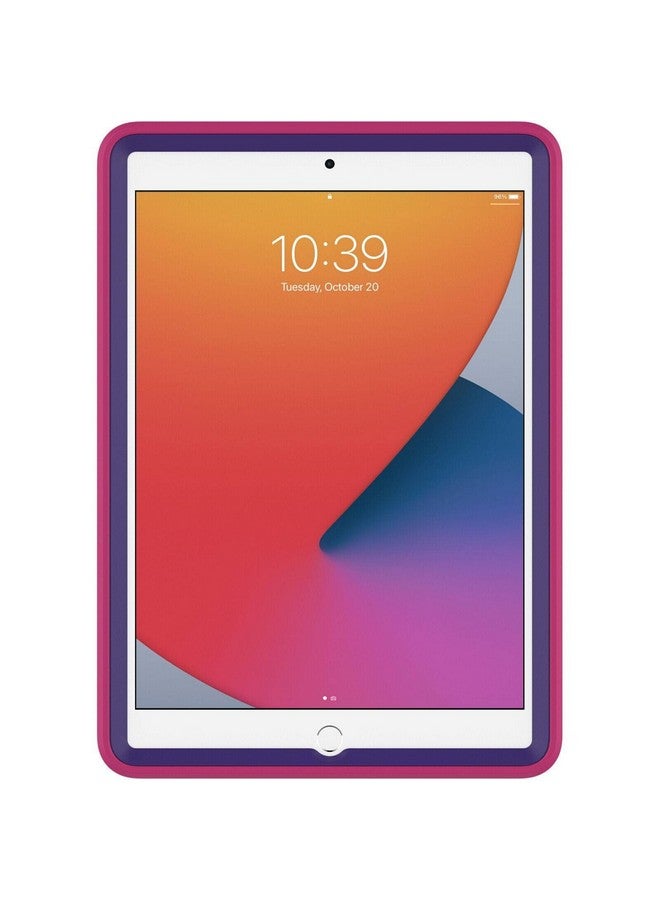 أوتربوكس جراب OtterBox للأطفال لأجهزة iPad من الجيل السابع والثامن والتاسع (شاشة 10.2 بوصة - إصدارات 2019 و2020 و2021) مع حامل وحامل تثبيت على مسند رأس السيارة - (وردي قوي) - Image 2