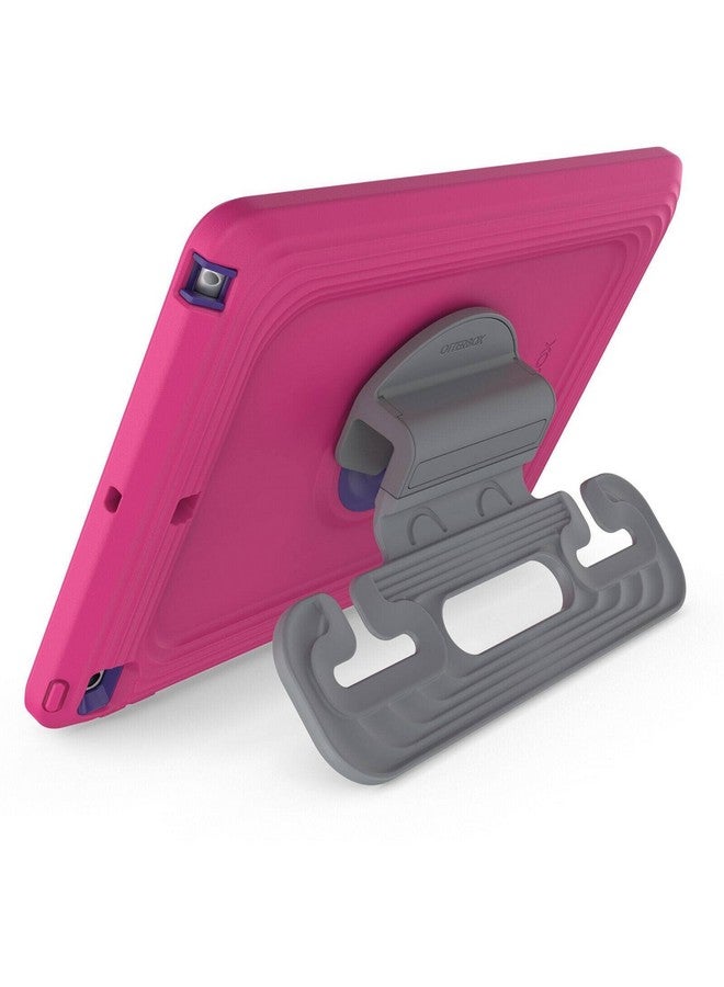أوتربوكس جراب OtterBox للأطفال لأجهزة iPad من الجيل السابع والثامن والتاسع (شاشة 10.2 بوصة - إصدارات 2019 و2020 و2021) مع حامل وحامل تثبيت على مسند رأس السيارة - (وردي قوي) - Image 1