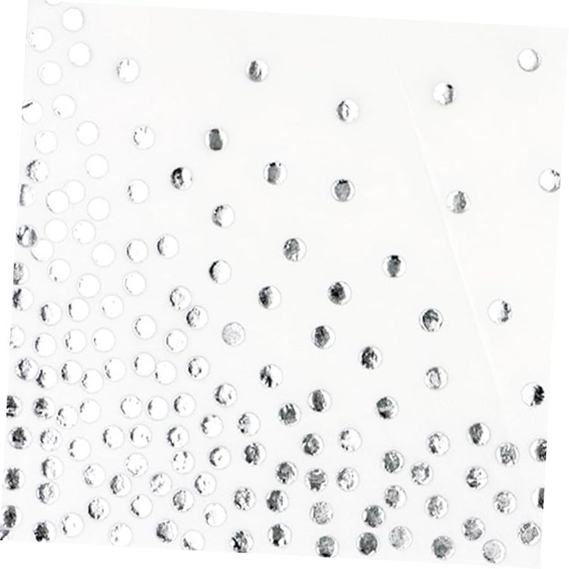 مناديل ورقية بنقاط فضية 20 قطعة للعشاء وحفلات الزفاف وأعياد الميلاد - Image 5