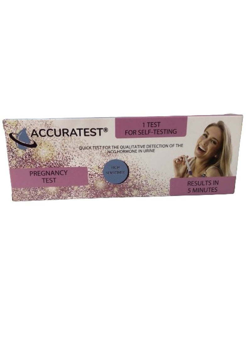 Accuratest 1 Test for Self Testing Pregnancy Test  - Image 1