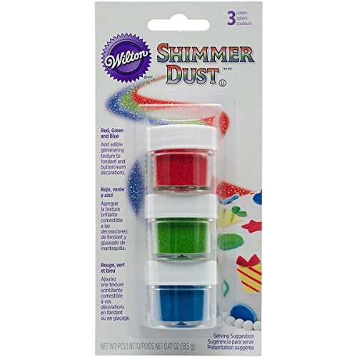 Wilton 703210 Primary Shimmer Dust Food Decorative Multicolor - Image 1