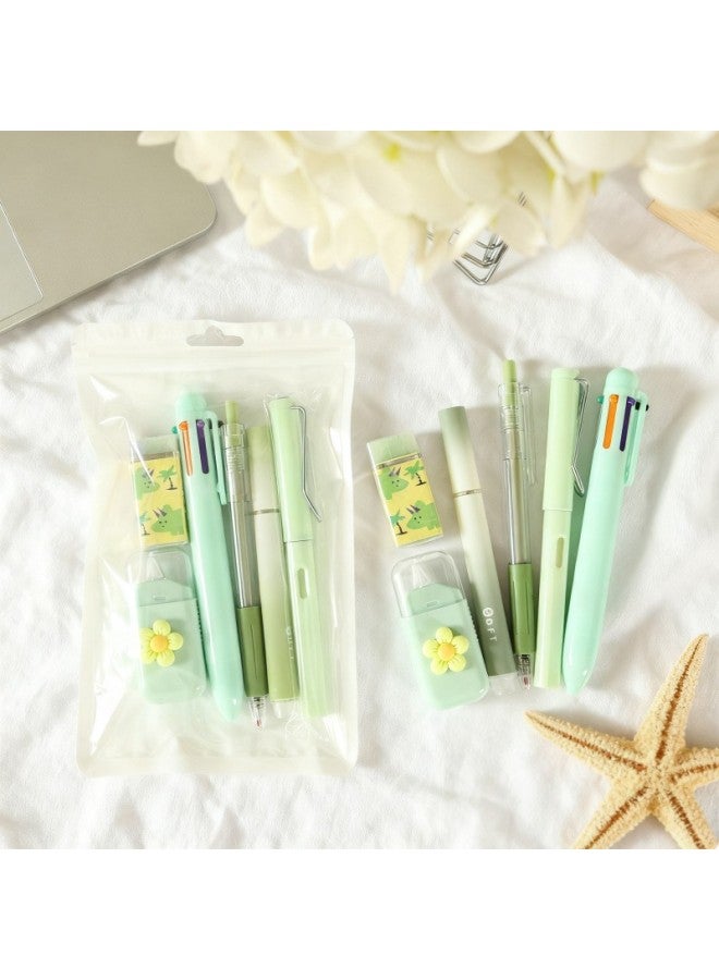 High-quality Stationery Set, Cute And Creative 7-piece Set, Student Class Reward Small Gifts, Study Stationery Souvenirs