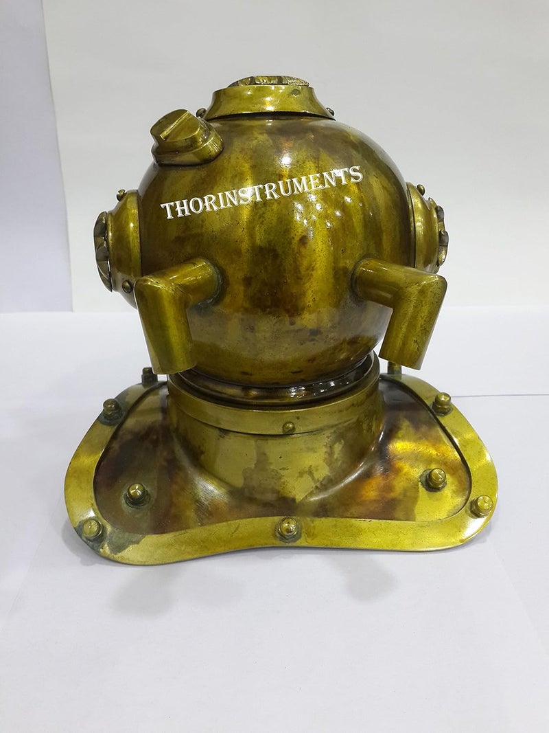THOR INSTRUMENTS Antique Marine Mini Diving Helmet Divers Replica Mark Us Navy Rustic Vintage Home Decor Gifts - Image 5