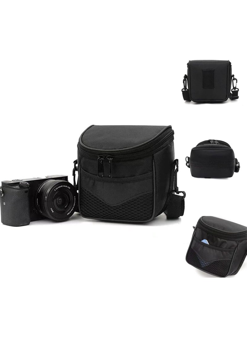 PTTIMFFM Compact Camera Shoulder Bag, Waterproof Anti-Shock Travel Case for DSLR/Mirrorless Cameras, Digital Photography Bag with Adjustable Strap for Canon Nikon Sony and Accessories (14*15*9cm)  - Image 4