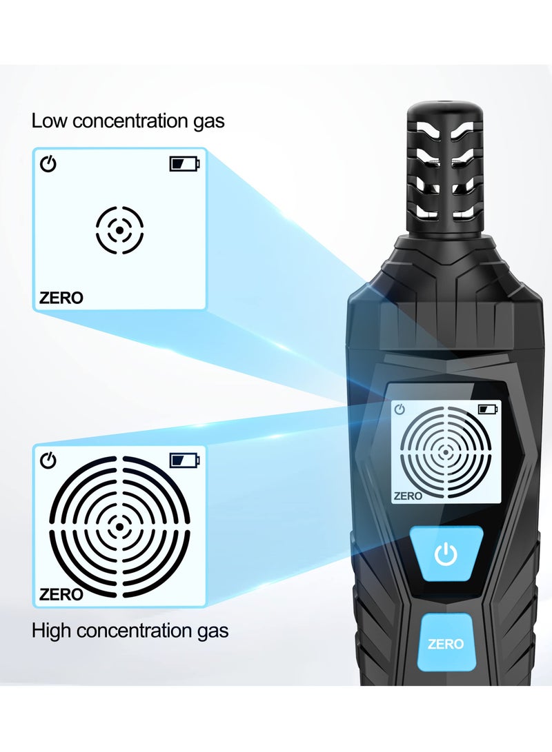 Barakah Gas Leak Detector, Natural Gas Detector with Audible & Visual Alarm, Portable Gas Sniffer to Locate Combustible Gas Leak Sources Like for LPG, LNG, Natural, Methane & Butane Gases Detecting - Image 5