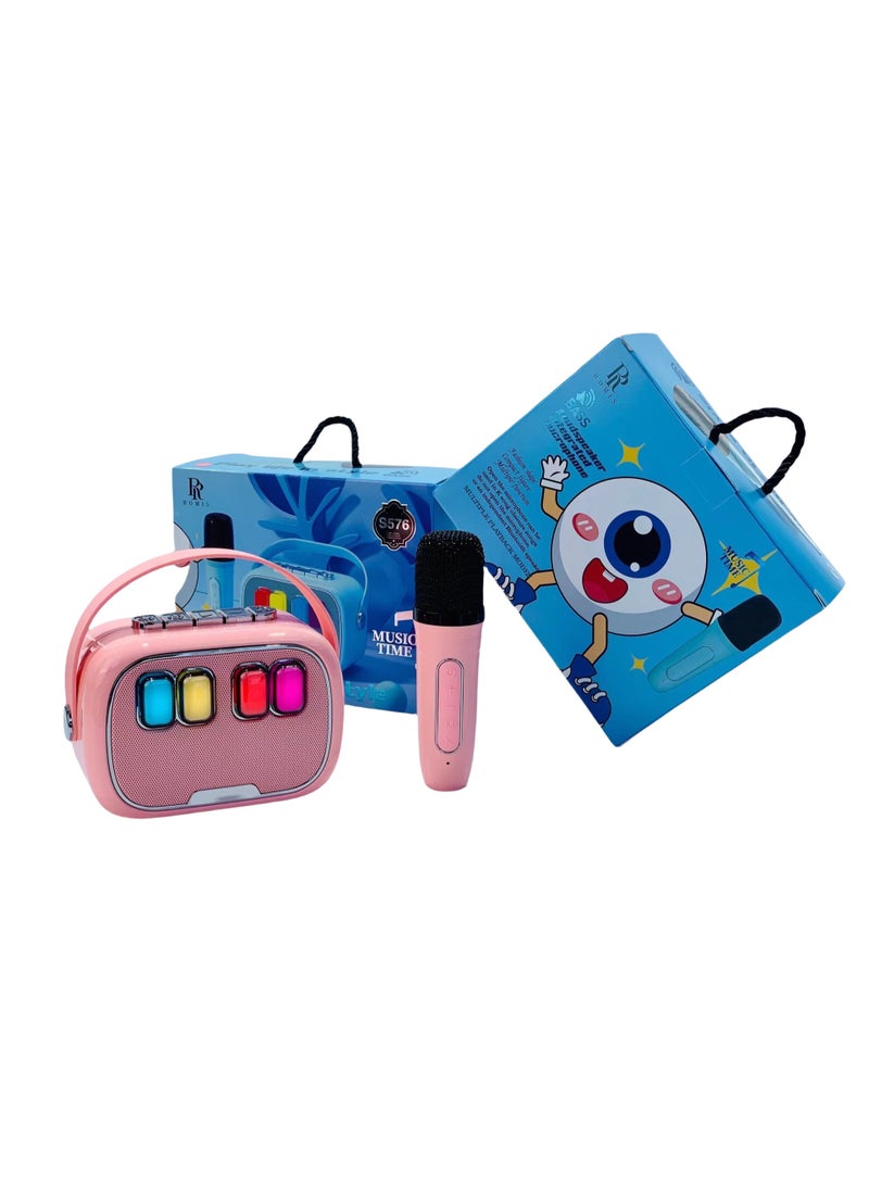 EBMINI Microphone Bluetooth Speaker With Microphone Singing Speaker All-In-One Machine