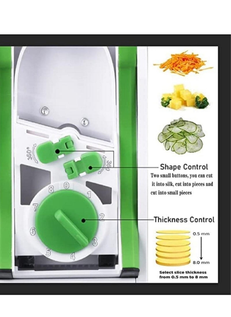 Raxoom Vegetable Cutter Mandoline Slicer,Once For All.Food Chopper,Dicer Fruit,French Fry Julinner - Image 4