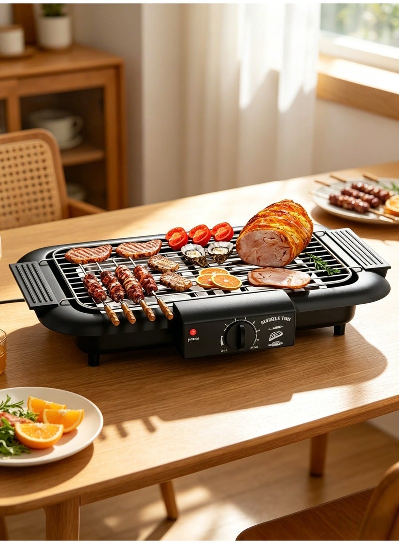 Yuanze 2000W High Power Electric Grill，mokeless Indoor Electric Grill Copper Extra Large Nonstick Table Top Grill Indoor，Anti-Scald Fast Heating BBQ for Family Gathering & Outdoor Camping - Image 3