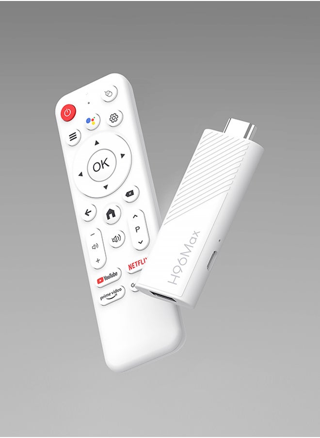 Mini TV Stick Android14 Quad Core Wifi6 BT5.0 4K@60fps ATV Launcher Google Voice Assistant Media Player AI TV Stick,Set Top TV Box(2GB + 16GB)
