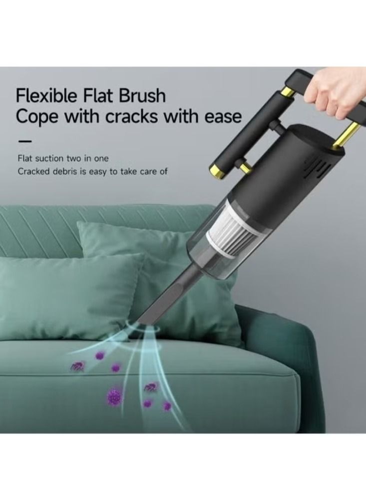 Dream Zone مكنسة كهربائية لاسلكية بقوة 120 وات بدون كيس، مكنسة كهربائية محمولة وقائمة 4 في 1 مع فلتر HEPA، وقت تشغيل 30 دقيقة، خفيفة الوزن وهادئة - Image 2